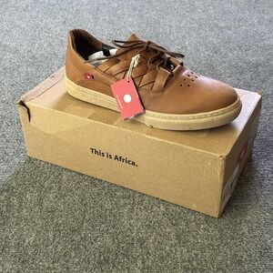 Oliberte Dakugo Shoes Mens Size 12 45 Rustic Brown Leather Made In Africa New